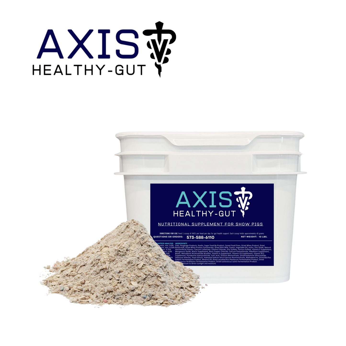 AXIS Healthy Gut – Nutritional Supplement for Show Pigs