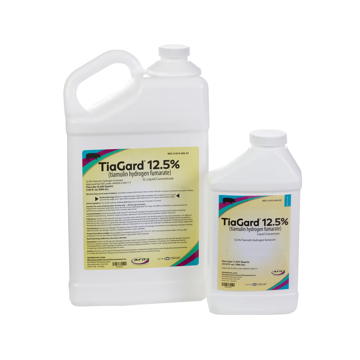 TiaGard 12.5% (Tiamulin Hydrogen Fumarate) Liquid Concentrate