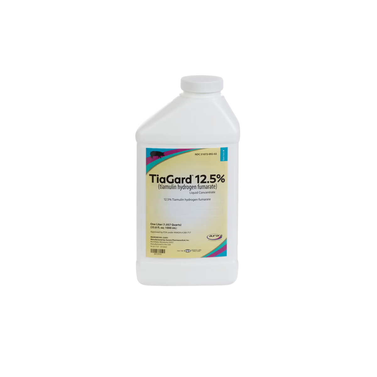TiaGard 12.5% (Tiamulin Hydrogen Fumarate) Liquid Concentrate