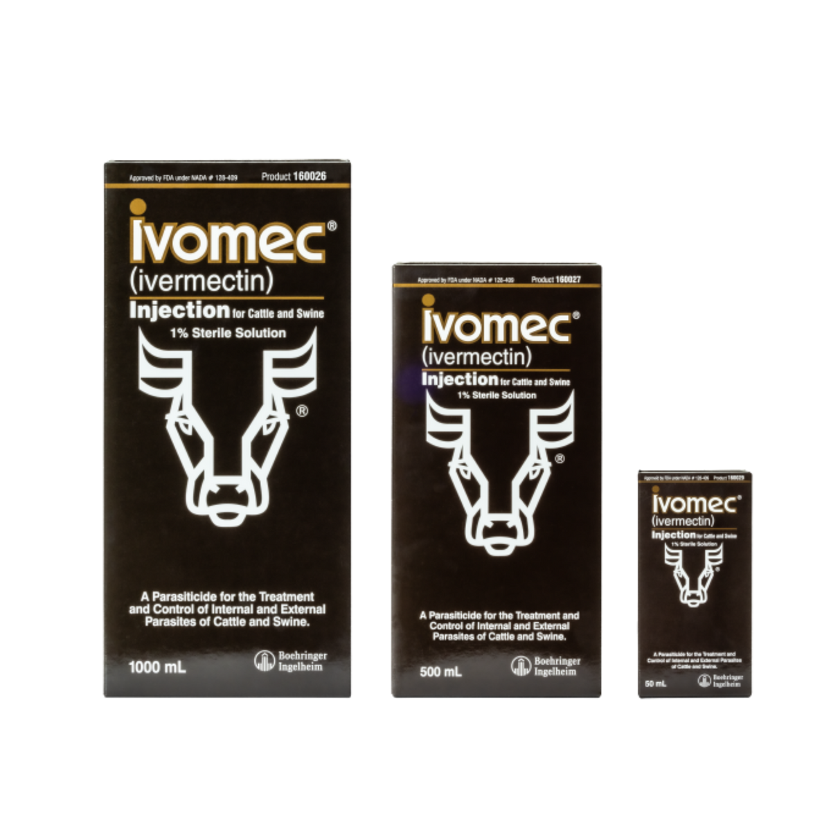 Ivomec 1% (Ivermectin) Injection for Cattle & Swine