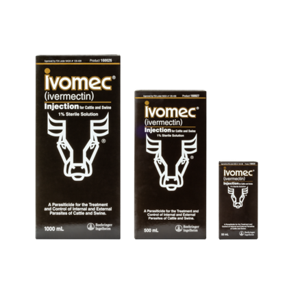 Ivomec 1% (Ivermectin) Injection for Cattle & Swine