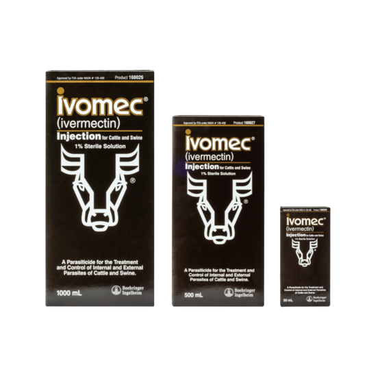 Ivomec 1% (Ivermectin) Injection for Cattle & Swine