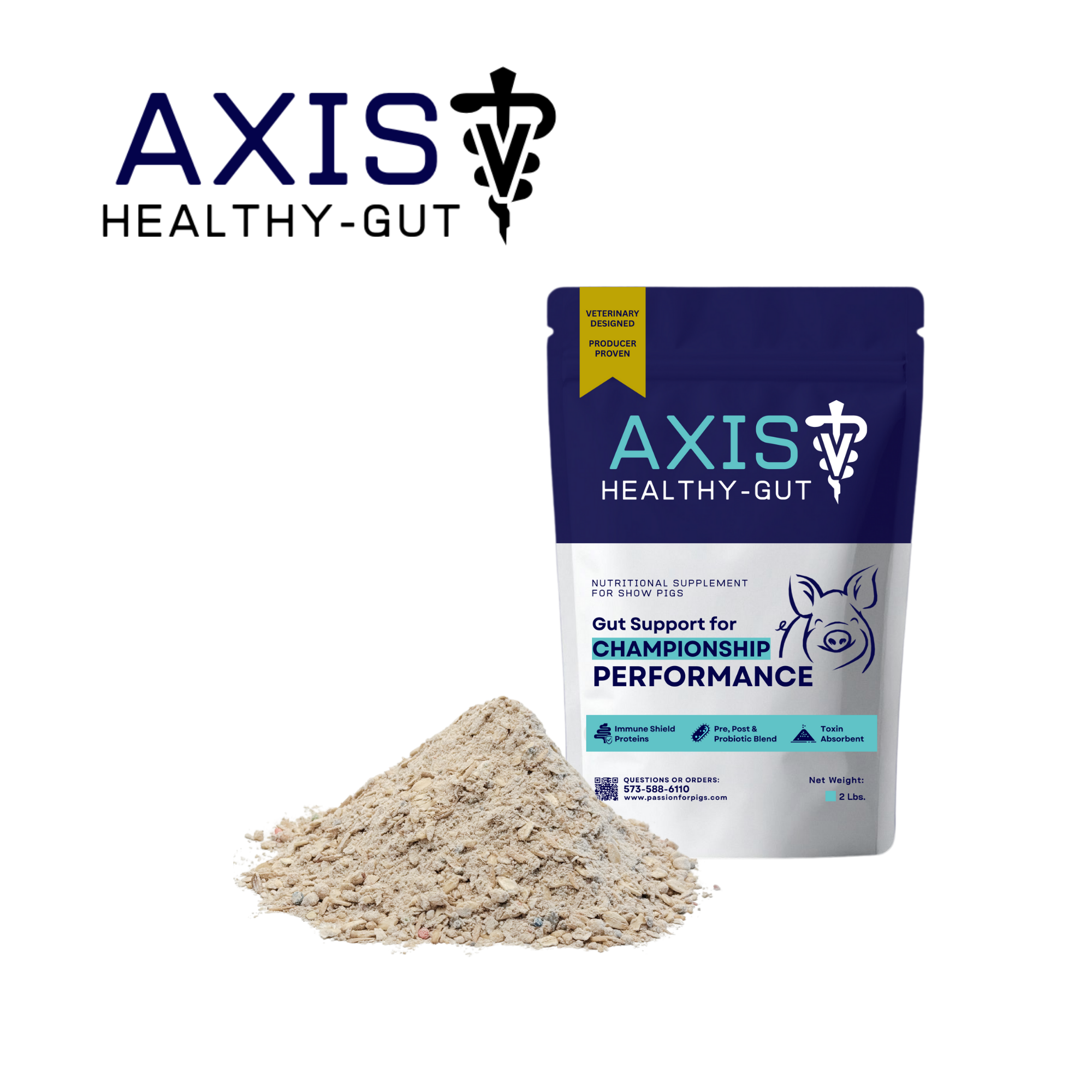AXIS Healthy Gut – Nutritional Supplement for Show Pigs – Passion for ...