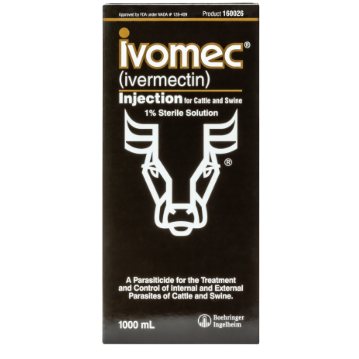 Ivomec 1% (Ivermectin) Injection for Cattle & Swine