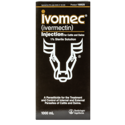 Ivomec 1% (Ivermectin) Injection for Cattle & Swine
