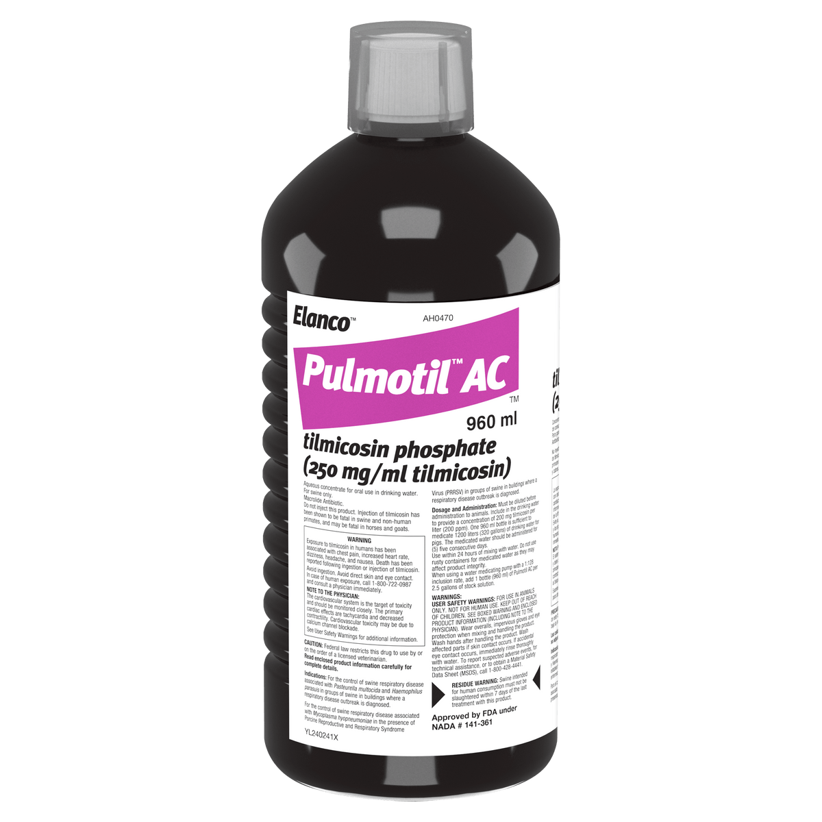 Pulmotil AC (Tilmicosin) Liquid Concentrate