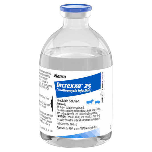 Increxxa 25 (Tulathromycin) Injectable Solution