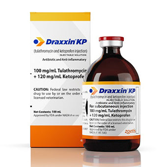 Draxxin KP (Tulathromycin & Ketoprofen) Injectable Solution