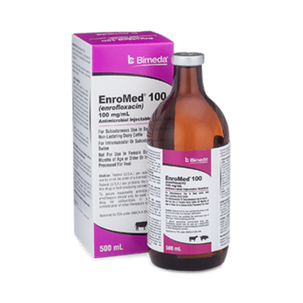 EnroMed 100 (Enrofloxacin) Injectable Solution