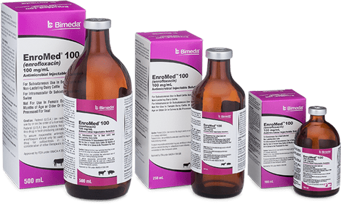EnroMed 100 (Enrofloxacin) Injectable Solution