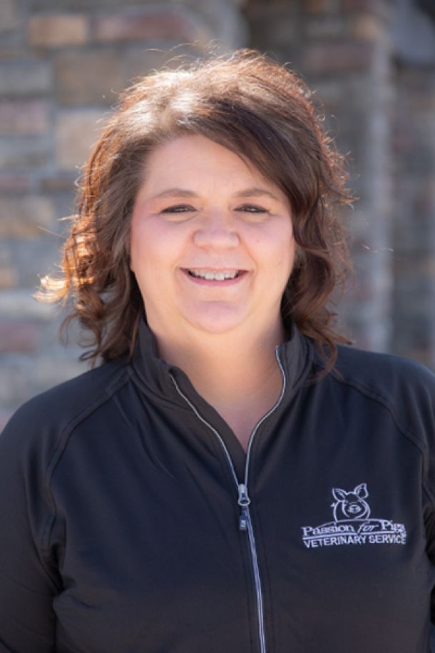 Dawn Pfanner, customer support staff at Passion for PIgs
