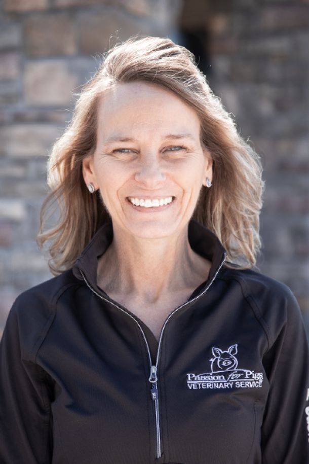 Julie Ross, a member of Passion for Pigs customer support