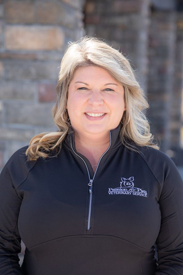 Jessica Provorse, a customer support staff member for Passion for Pigs